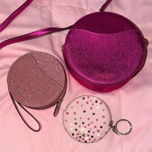 Stylish Pink Women's Bag Set